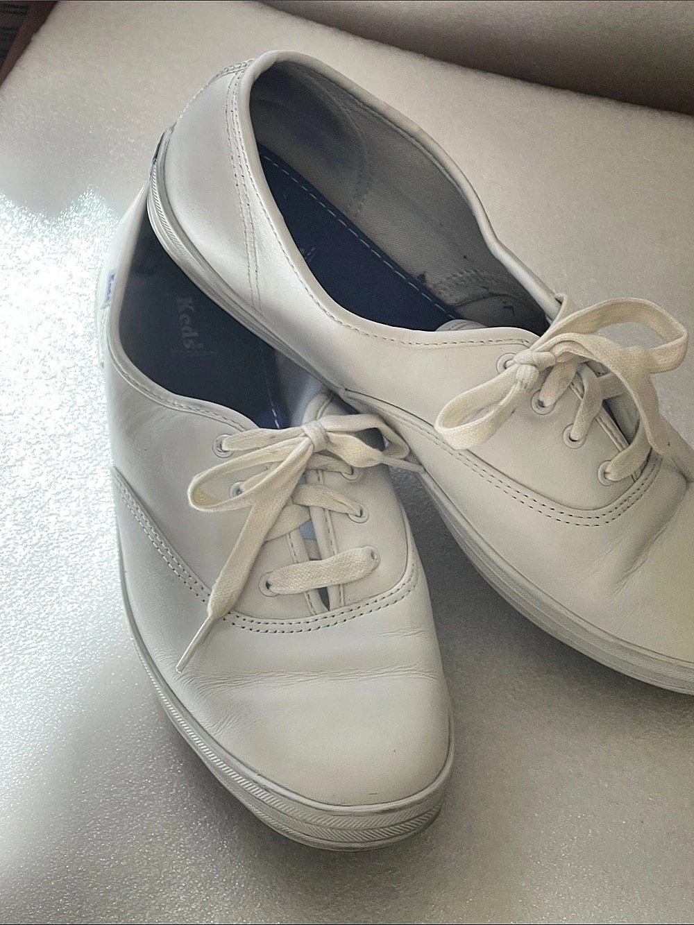 Keds Champion Original Leather Sneaker White Sneakers SZ 10M
